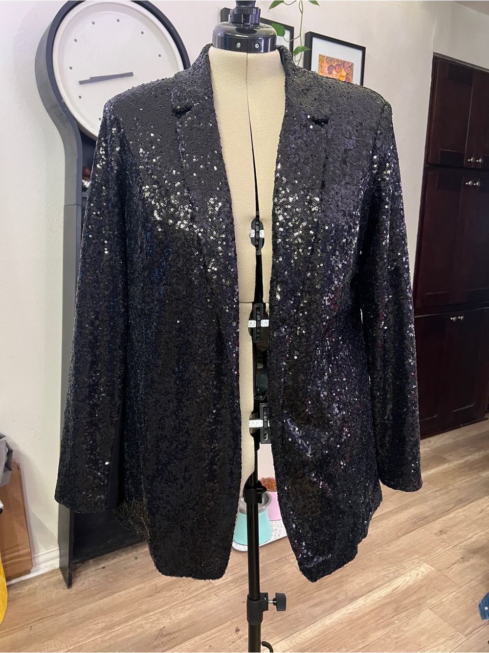 torrid Black Sequin Blazer Jacket